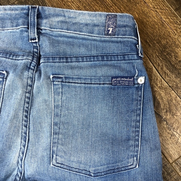 7 For All Mankind Ankle Skinny Jeans Pants Denim ((size 27)) - Picture 3 of 8